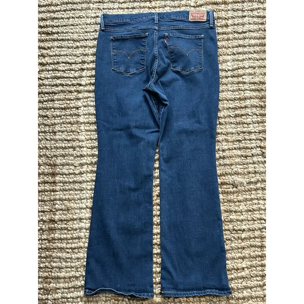 Levi's 315 Shaping Bootcut Jeans Women's Size 32 Blue Denim Stretch - Picture 2 of 7